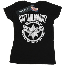 Vêtements Femme T-shirts manches longues Marvel Captain  Blade Emblem Noir