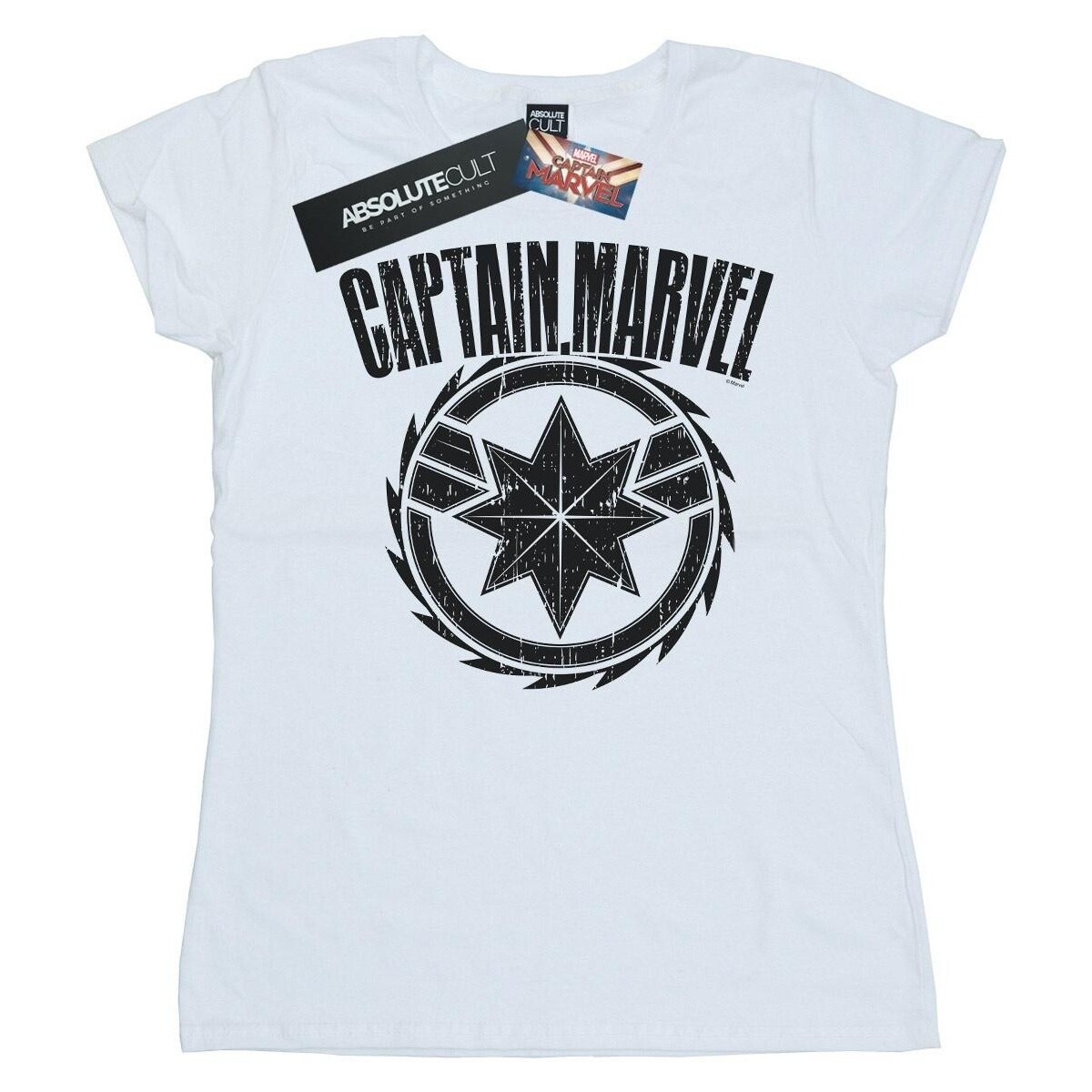 Vêtements Femme T-shirts manches longues Marvel Captain  Blade Emblem Blanc