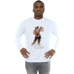 Vêtements Homme Sweats Disney Beauty And The Beast Gaston Biceps To Spare Blanc