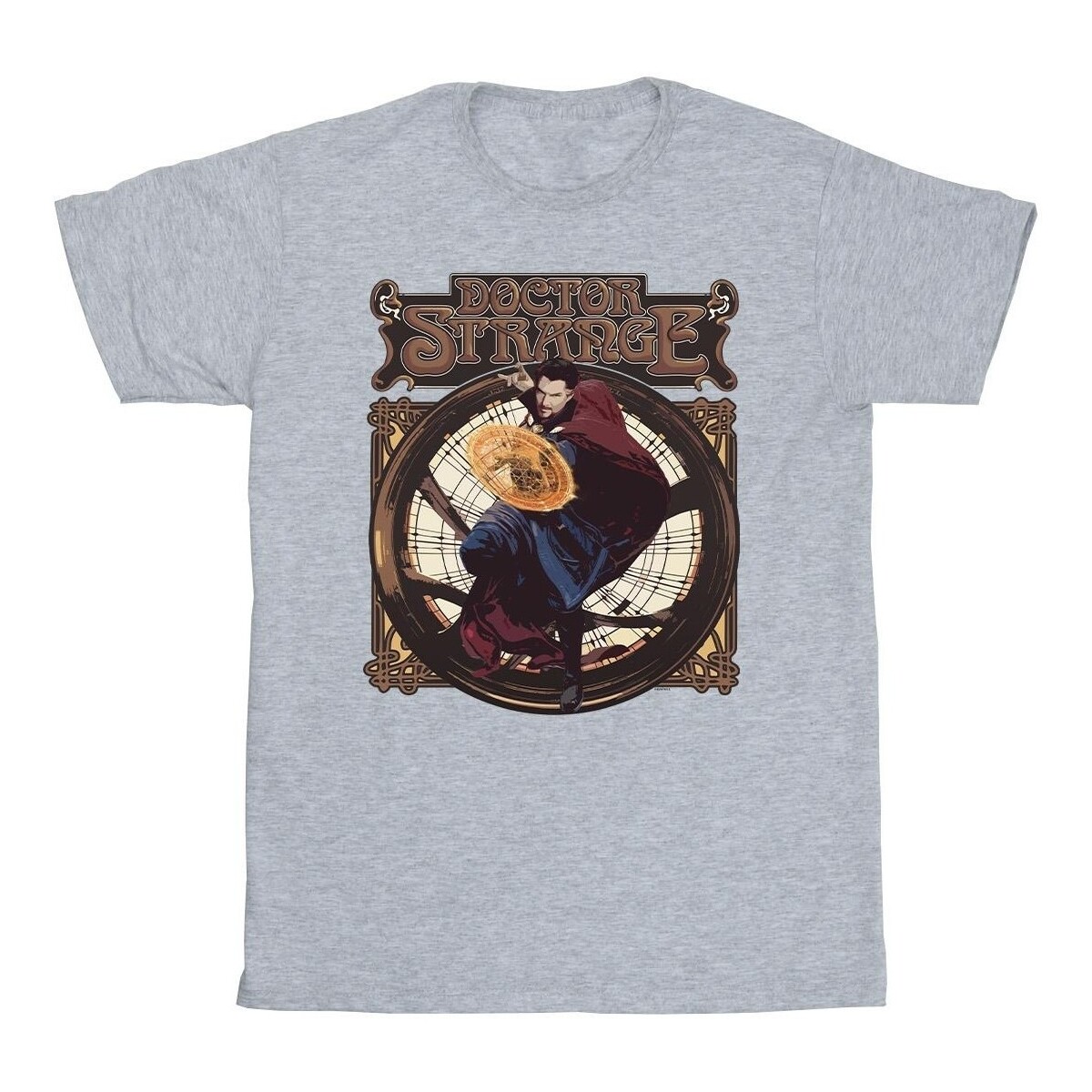 Vêtements Garçon T-shirts manches T-Shirts Marvel Doctor Strange Circle Gris