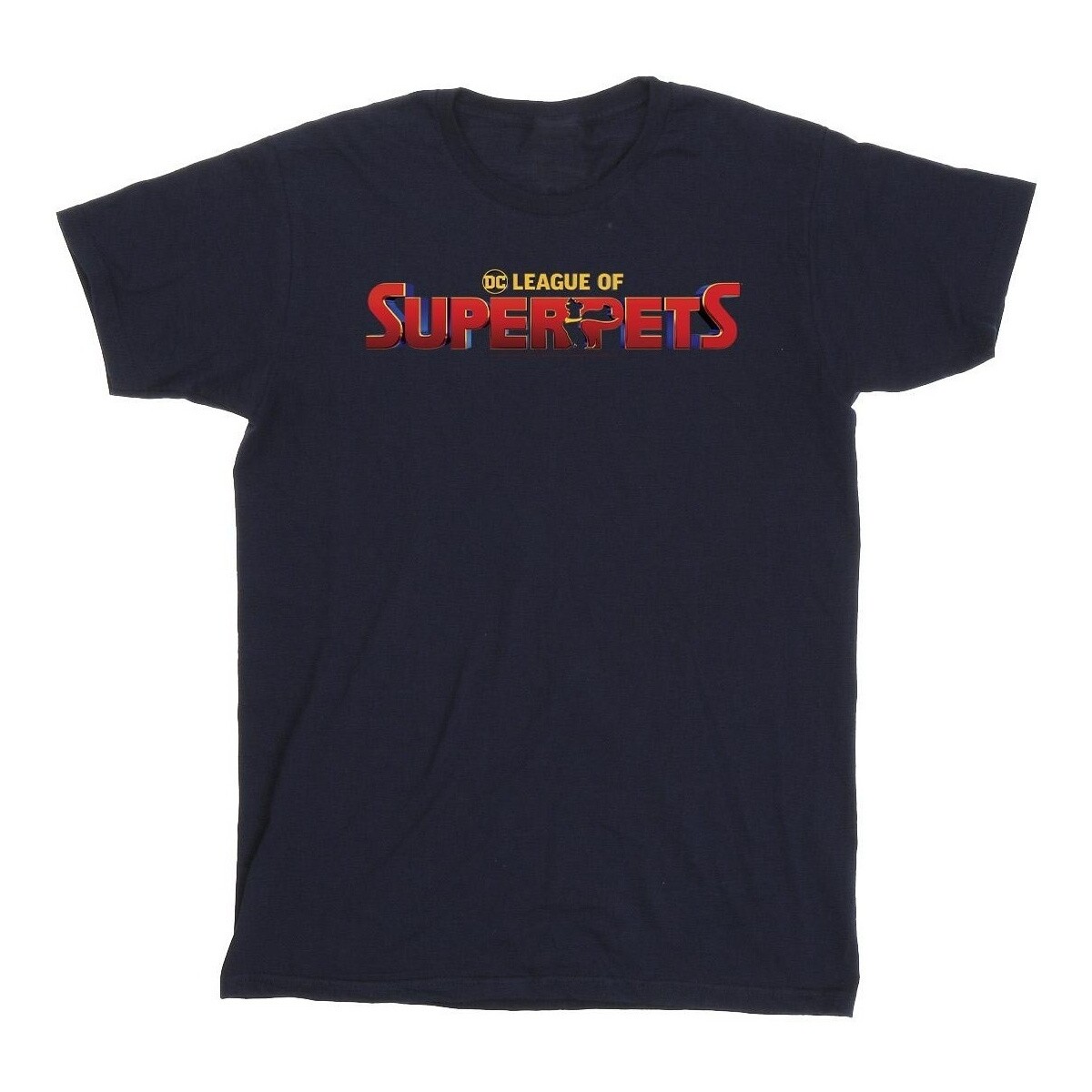 Vêtements Garçon T-shirts manches courtes Dc Comics DC League Of Super-Pets Movie Logo Bleu