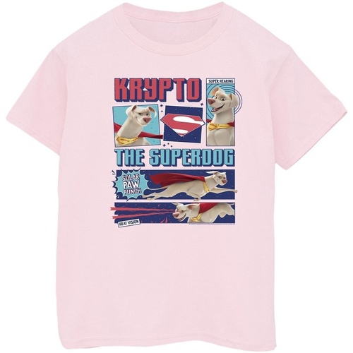 Vêtements Garçon T-shirts manches courtes Dc Comics DC Super Pets Krypto The Super Dog Rouge