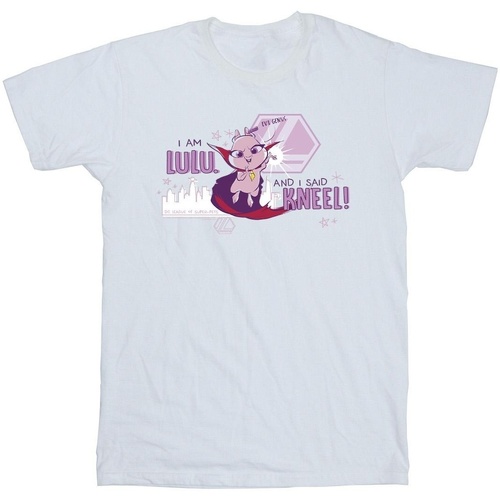 Vêtements Garçon T-shirts manches courtes Dc Comics DC League Of Super-Pets Lulu Evil Genius Blanc