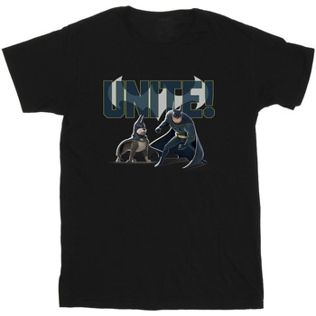 Vêtements Garçon T-shirts manches courtes Dc Comics DC League Of Super-Pets Unite Pair Noir