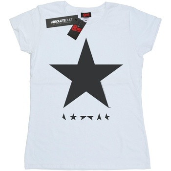 Vêtements Femme T-shirts manches longues David Bowie Star Logo Blanc