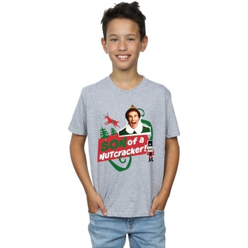 Vêtements Garçon T-shirts manches courtes Elf Son Of A Nutcracker Gris