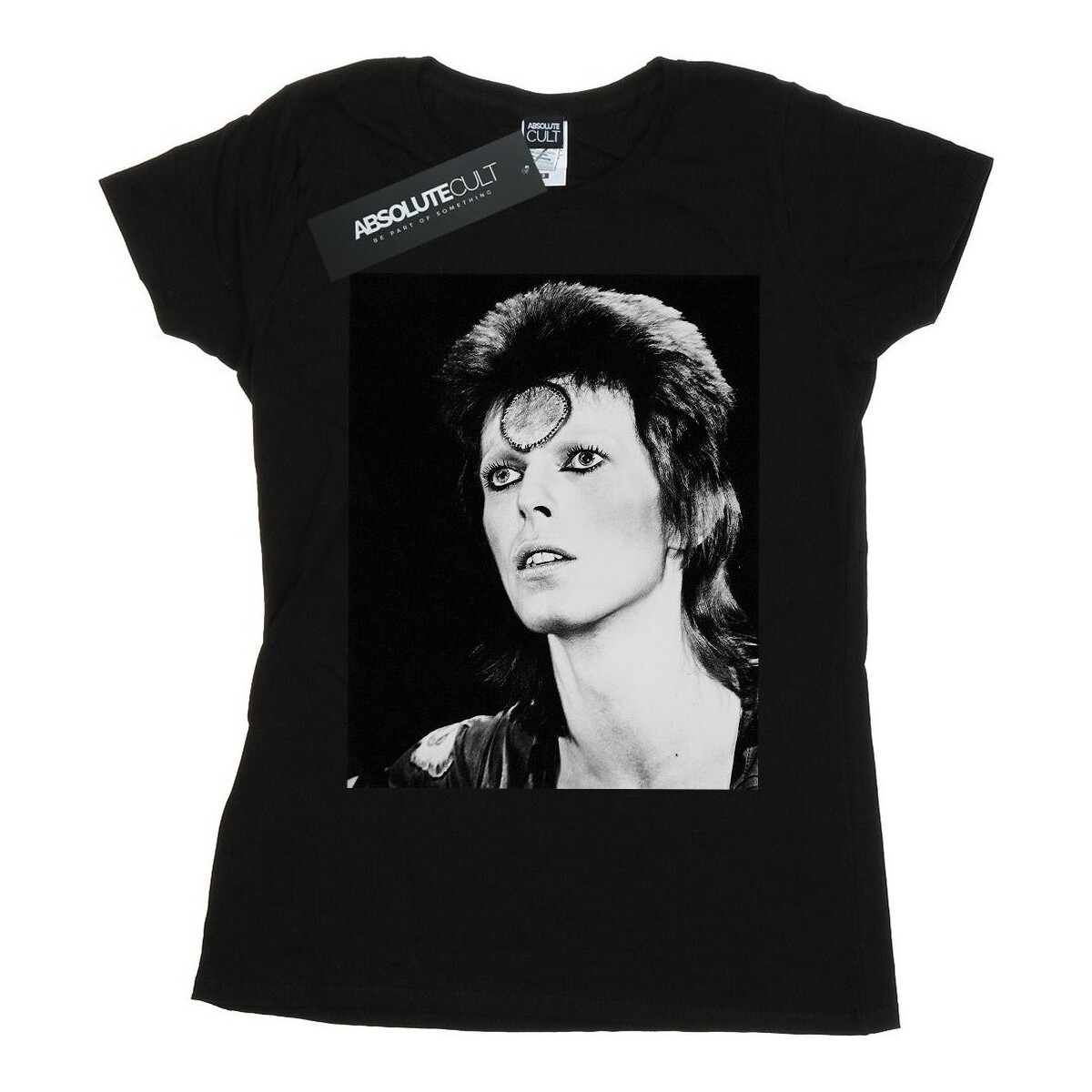 Vêtements Femme T-shirts manches longues David Bowie Ziggy Looking Noir