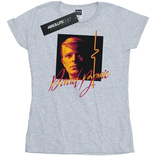 Vêtements Femme T-shirts manches longues David Bowie Silver Street Lo Gris