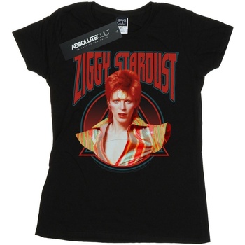 Vêtements Femme T-shirts manches longues David Bowie Ziggy Stardust Noir