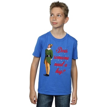 Vêtements Garçon T-shirts manches courtes Elf Hug Buddy Bleu