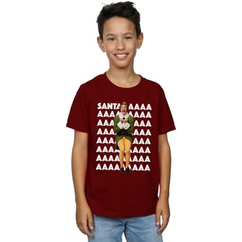Vêtements Garçon T-shirts manches courtes Elf Buddy Santa Scream Multicolore