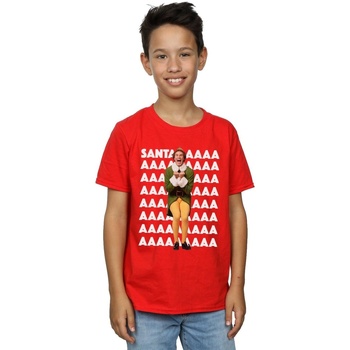 Vêtements Garçon T-shirts manches courtes Elf  Rouge