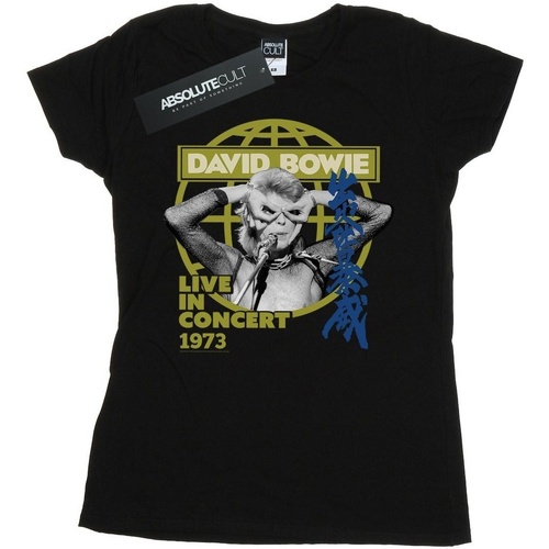 Vêtements Femme T-shirts manches longues David Bowie Live In Concert Noir
