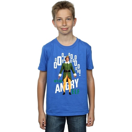 Vêtements Garçon T-shirts manches courtes Elf Angry Bleu
