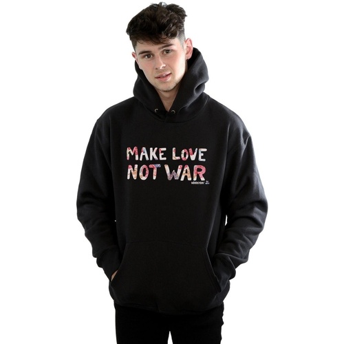Vêtements Homme Sweats Woodstock Make Love Not War Floral Noir