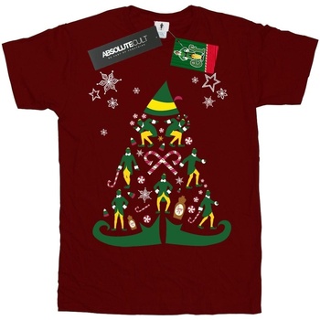 Vêtements Fille T-shirts manches longues Elf Christmas Tree Multicolore