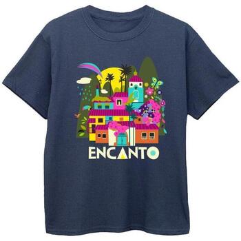 Vêtements Garçon T-shirts manches courtes Disney Encanto Many Houses Bleu