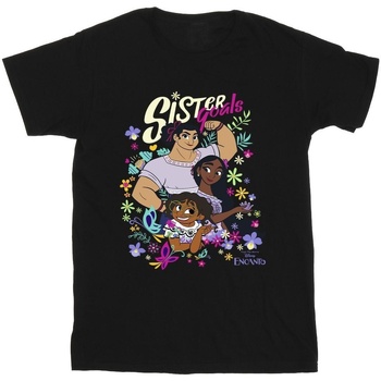 Vêtements Garçon T-shirts manches courtes Disney Encanto Sister Goals Noir