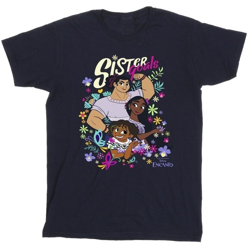 Vêtements Garçon T-shirts manches courtes Disney Encanto Sister Goals Bleu
