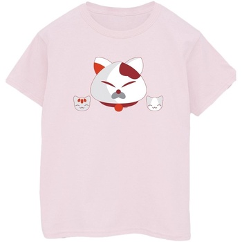 Vêtements Homme T-shirts manches longues Disney Big Hero 6 Baymax Kitten Heads Rouge