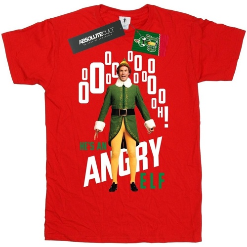Vêtements Fille T-shirts manches longues Elf Angry Rouge
