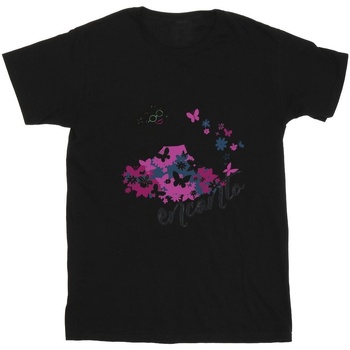Vêtements Garçon T-shirts manches courtes Disney Encanto Mirabel Flower Noir