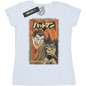 Vêtements Femme T-shirts manches longues Dc Comics The Joker Cover Blanc