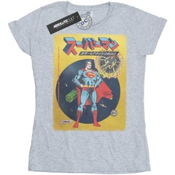 Vêtements Femme T-shirts manches longues Dc Comics Superman International Cover Gris