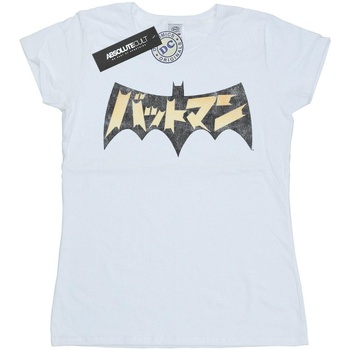 Vêtements Femme T-shirts manches longues Dc Comics Batman International Logo Blanc