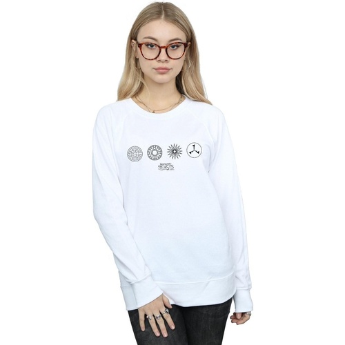 Vêtements Femme Sweats Fantastic Beasts Circular Icons Blanc