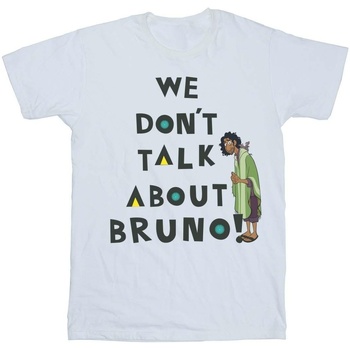 Vêtements Garçon T-shirts manches courtes Disney Encanto Bruno Character Blanc