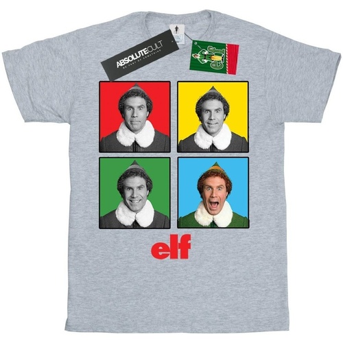 Vêtements Fille T-shirts manches longues Elf Four Faces Gris