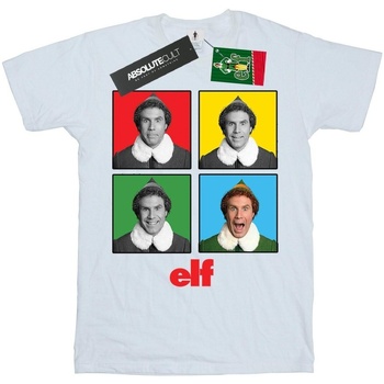 Vêtements Fille T-shirts manches longues Elf Four Faces Blanc