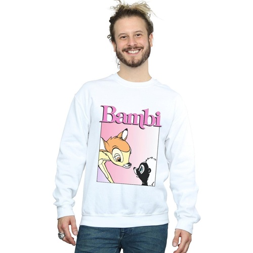 Vêtements Homme Sweats Disney Bambi Nice To Meet You Blanc