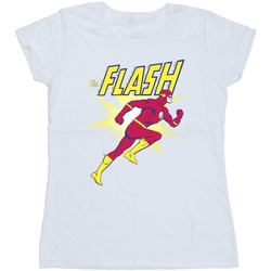 Vêtements Femme T-shirts manches longues Dc Comics The Flash Running Blanc
