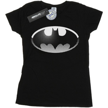 Vêtements Femme T-shirts manches longues Dc Comics Batman Spot Logo Noir
