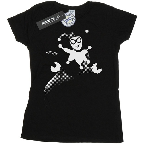 Vêtements Femme T-shirts manches longues Dc Comics Harley Quinn Spot Noir