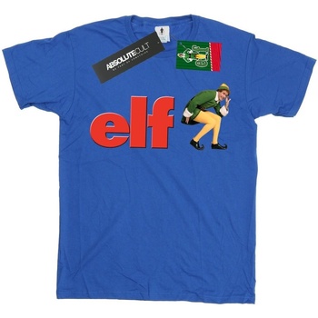Vêtements Fille T-shirts manches longues Elf Crouching Logo Bleu