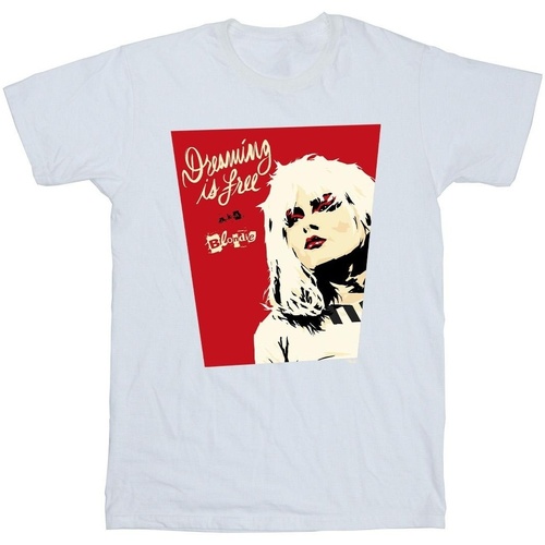 Vêtements Garçon T-shirts manches courtes Blondie Dreaming Is Free Blanc