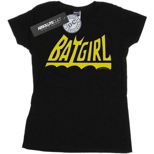 Vêtements Femme T-shirts manches longues Dc Comics Batgirl Logo Noir
