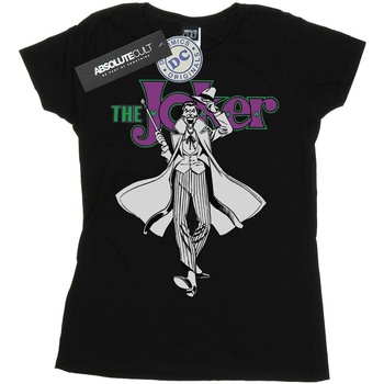 Vêtements Femme T-shirts manches longues Dc Comics Joker Pose Noir