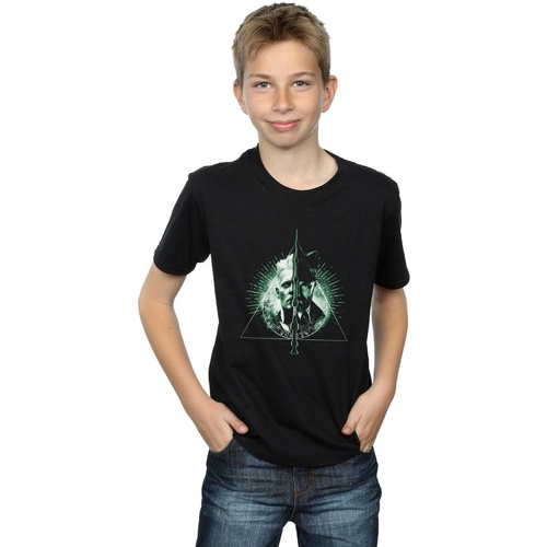 Vêtements Garçon T-shirts manches courtes Fantastic Beasts Dumbledore Vs Grindelwald Noir