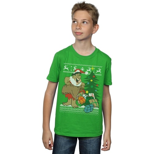 Vêtements Garçon T-shirts manches courtes The Flintstones  Vert