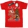 Vêtements Garçon T-shirts manches courtes The Flintstones Christmas Fair Isle Rouge