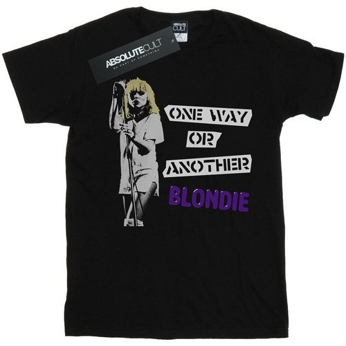 Vêtements Fille T-shirts manches longues Blondie One Way Or Another Noir