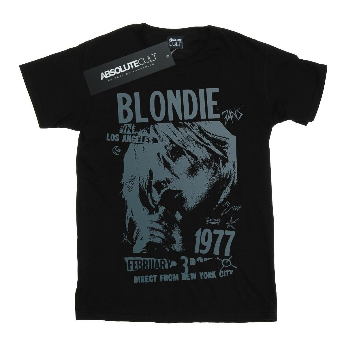 Vêtements Fille T-shirts manches longues Blondie Tour 1977 Chest Noir