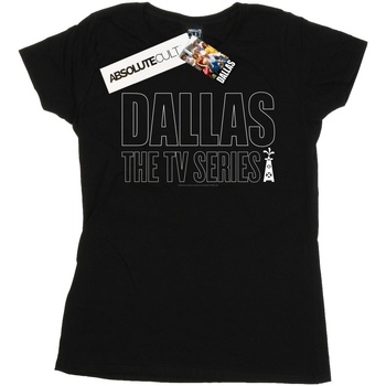 Vêtements Femme T-shirts manches longues Dallas TV Series Logo Noir