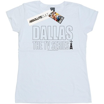 Vêtements Femme T-shirts manches longues Dallas TV Series Logo Blanc