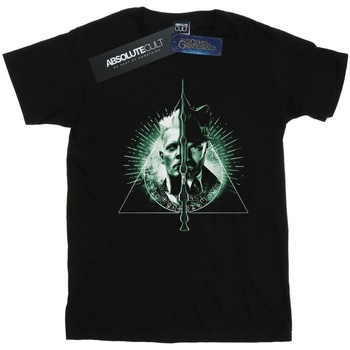 Vêtements Fille T-shirts manches longues Fantastic Beasts Dumbledore Vs Grindelwald Noir