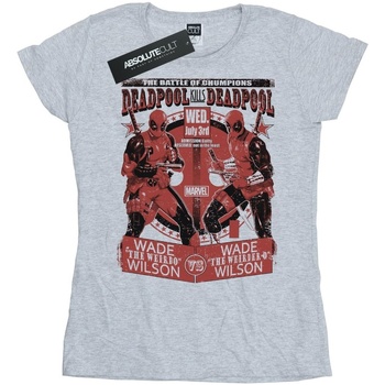 Vêtements Femme T-shirts manches longues Marvel Deadpool Vs Deadpool Gris